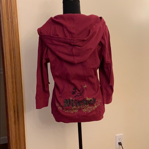 NWT L Walt Disney Mickey 3/4 sleeve zip up… - Picture 7 of 7